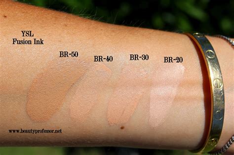 ysl fusion foundation bd10|YSL Fusion Ink Foundation (Swatches of Every Shade!) + NARS .